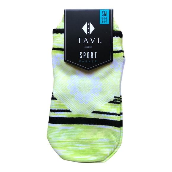 TAVI Sport NIP Women Ultra Lite Compression Low Rise Parker Socks Citrus Small - Picture 2 of 9